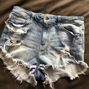 Oasis festival-style Jean shorts